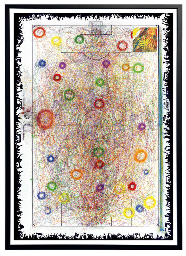 Kunstdruck 70 x 100cm mit Original vom Original 10 x 10 cm - Image 2