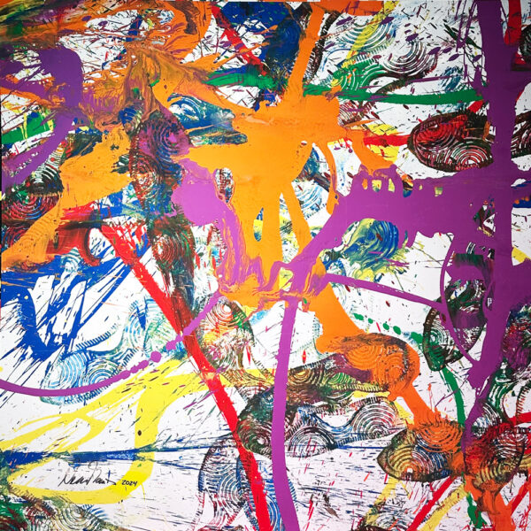 100 x 100cm Pieces Edition Original vom Original, Signiert und Limitiert 032 von 500
