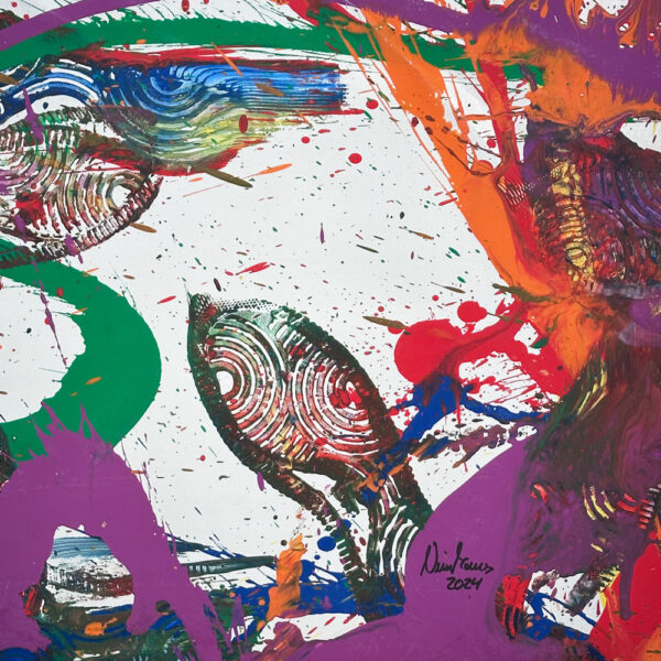 50 x 50cm Pieces Edition Original vom Original, Signiert und Limitiert 057 von 999