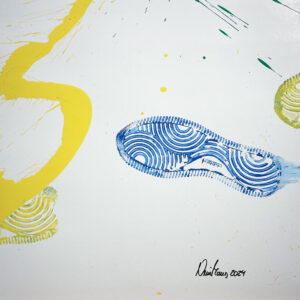 50 x 50cm Pieces Edition Original vom Original, Signiert und Limitiert 059 von 999