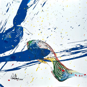 50 x 50cm Pieces Edition Original vom Original, Signiert und Limitiert 060 von 999