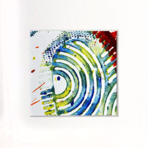 10 x 10cm Pieces Edition Original ink. Passepartout
