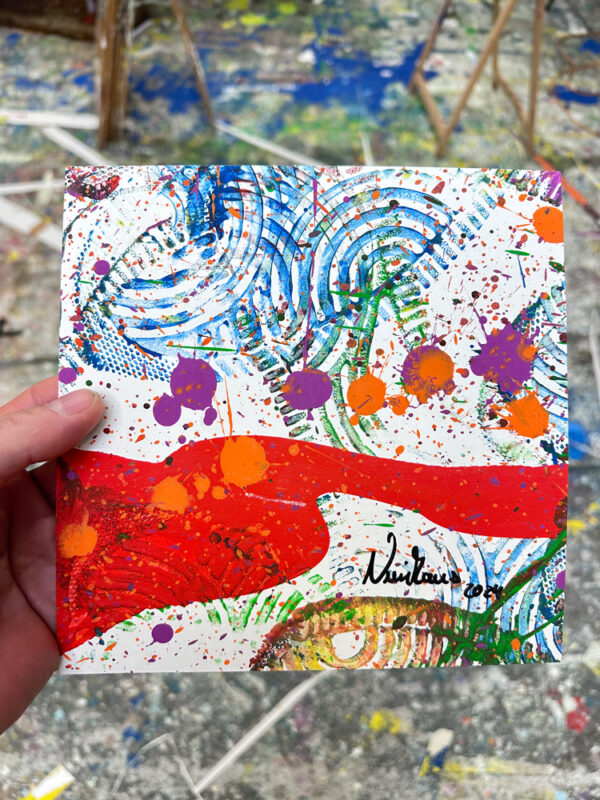 20 x 20cm Pieces Edition Original vom Original, Signiert und Limitiert – Bild 3