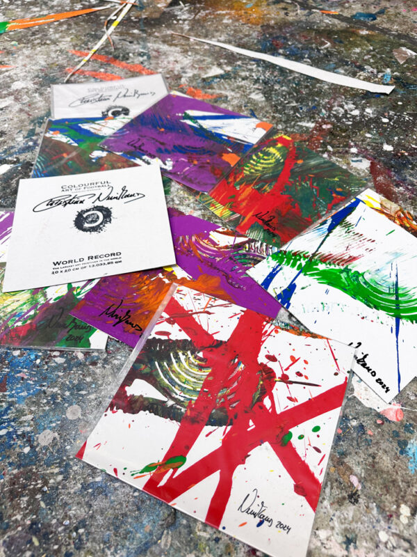 20 x 20cm Pieces Edition Original vom Original, Signiert und Limitiert – Bild 2