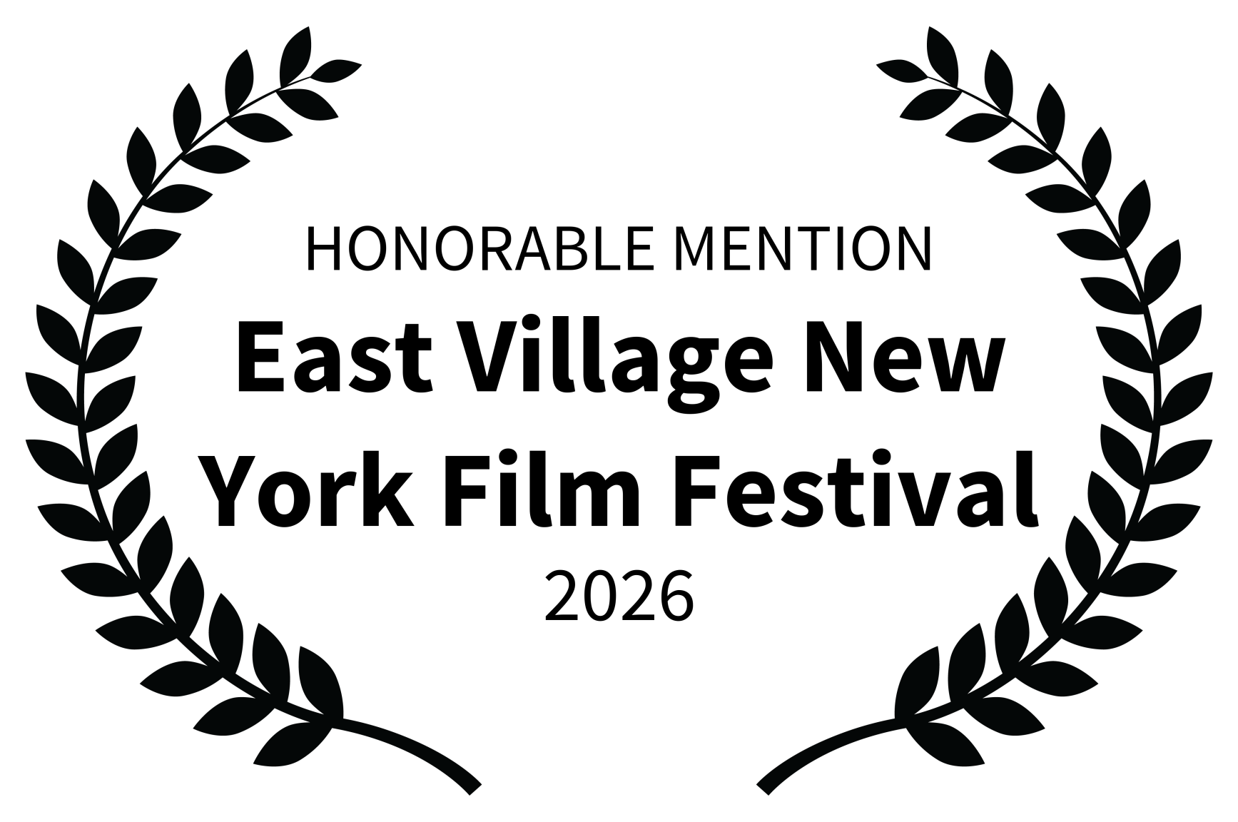 HONORABLE MENTION - East Village New York Film Festival - 2026
